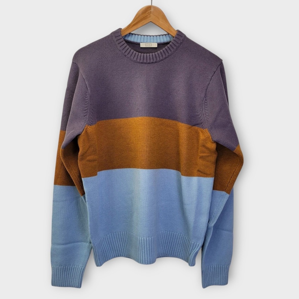 AYR Merino Wool Blend Crewneck Pullover Sweater Mens‎ Large Quiet Luxury Soft